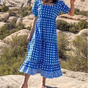 SZ Blockprints Divva Cotton Dress Medium